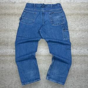 Vintage Y2K Key Imperial Carpenter Jeans 40x32 Baggy Wide Leg Fit Medium Wash